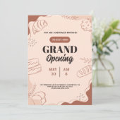 grande invitation à l'ouverture de la boulangerie  (Debout devant)