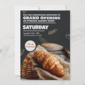 grande invitation à l'ouverture de la boulangerie  (Devant)