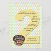 Grande invitation de fête d'anniversaire 2 (Devant / Derrière)