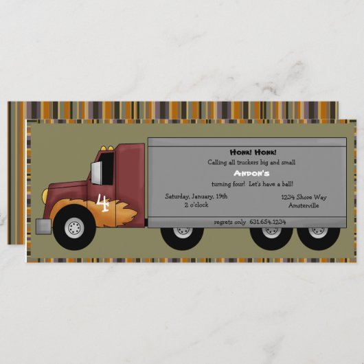 Grande invitation d'installation (Devant / Derrière)