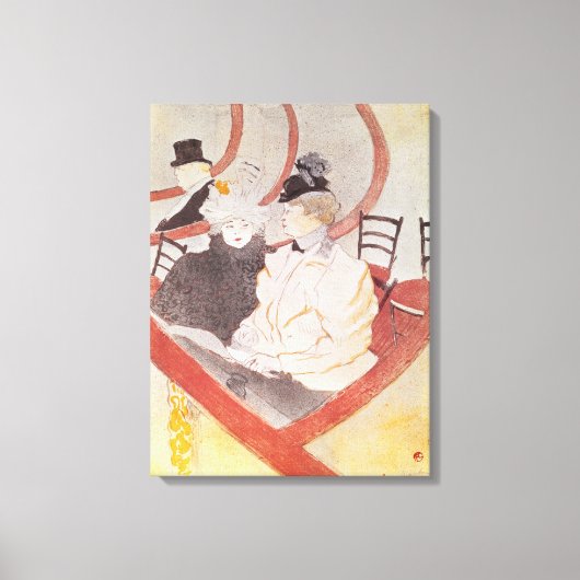 Grande Loge, 1897 Canvas Afdruk (Voorkant)