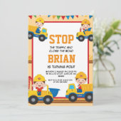 grande machine construction invitations d'annivers (Debout devant)