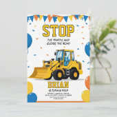 grande machine construction invitations d'annivers (Debout devant)