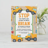 grande machine construction invitations d'annivers (Debout devant)