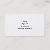 Grande marine Bandaid de cartes de visite Médicale (Dos)