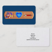 Grande marine Bandaid de cartes de visite Médicale (Devant / Derrière)