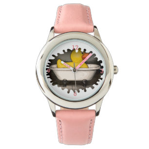 Grande montre en caoutchouc de canard