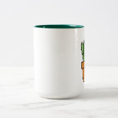 Grande Mug de cactus bicolore - Citrouille (Centre)