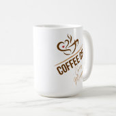 Grande Mug De Café - Café Sur - Chaos Géré (Devant droit)