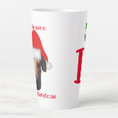 Grande Mug de café de Noël personnalisée (Devant)