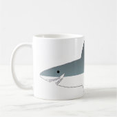 Grande Mug de requin blanc (Gauche)