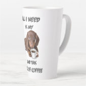 Grande Mug en latte - Dach dans ma tasse (Angle droit)