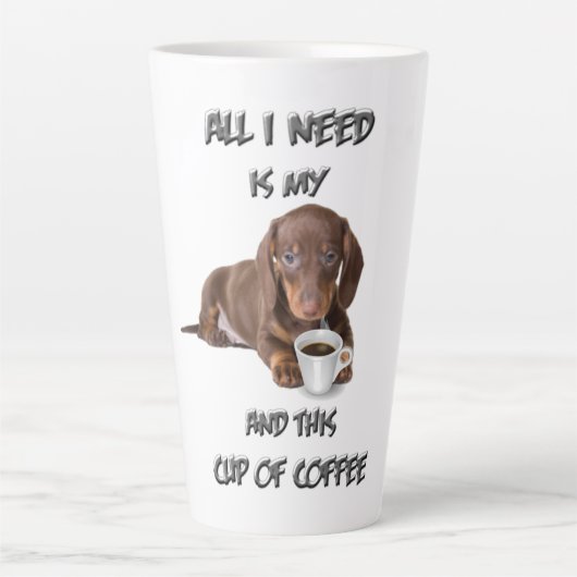 Grande Mug en latte - Dach dans ma tasse (Devant)