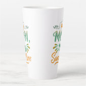 Grande Mug en latte - "Ma maman, mon soleil" - 17 (Devant)