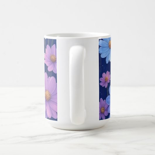 Grande Mug "Galactique Florale" (Poignée)
