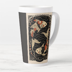 Grande Mug Latte Pisce Celestial Zodiac Art