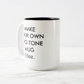 Grande Mug noir à deux tons personnalisées de 15 o (Devant gauche)
