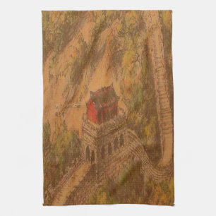 Grande Muraille Américaine MoJo Serviette de cuisi