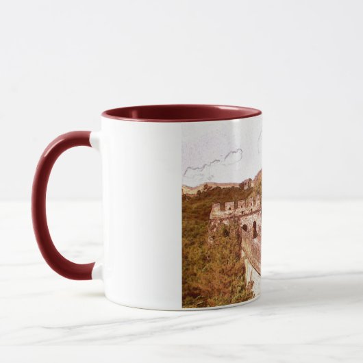 Grande Muraille Badg Mug (Gauche)