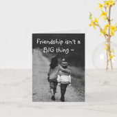 GRANDE/PETITE CARTE D'AMITIÉ (Fleur jaune)