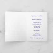 Grande pile de crêpes avec Calico Trim Invitation (Intérieur)