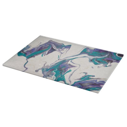 Grande planche à découper en verre (Coin)