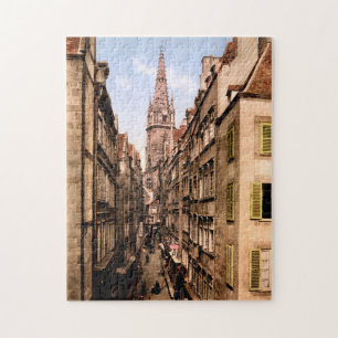 Grande Rue, Saint Malo Brittany, Frankrijk Legpuzzel