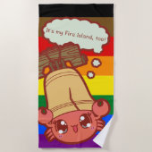 Grande serviette de crabe ! (Devant)