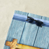 Grande serviette de plage Driftwood Beach (En situation)