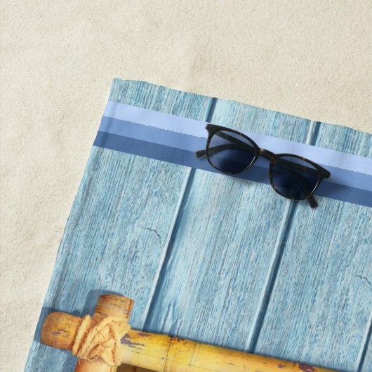 Grande serviette de plage Driftwood Beach (En situation)