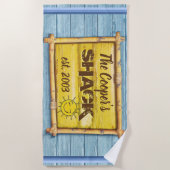 Grande serviette de plage Driftwood Beach (Devant)