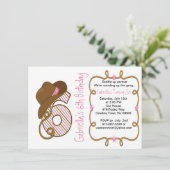 Grande six invitations occidentale d'anniversaire (Debout devant)