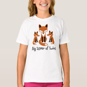 Grande soeur des jumeaux - T-shirts de Fox de mod