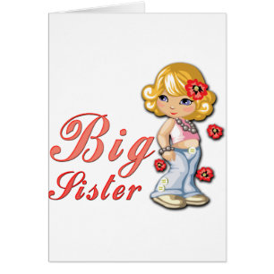 Grande soeur et fleurs