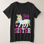 Grande Soeur Unicorne Magique avec Mane Arc-en-Cie (Design devant)