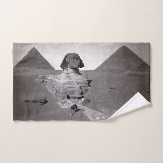 Grande Sphinx & Nécropole des pyramides de Gizeh É (Serviette à main)