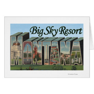 Grande station de vacances de ciel, Montana -
