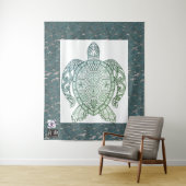 GRANDE TAPISSERIE DE TORTLE (68" x 80") (En situation)
