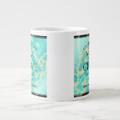 Grande Tasse 11ème anniversaire de Mariage turquoise (Devant)