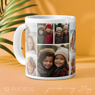 Grande Tasse 12 Collage de photos - Grille moderne et minimalis