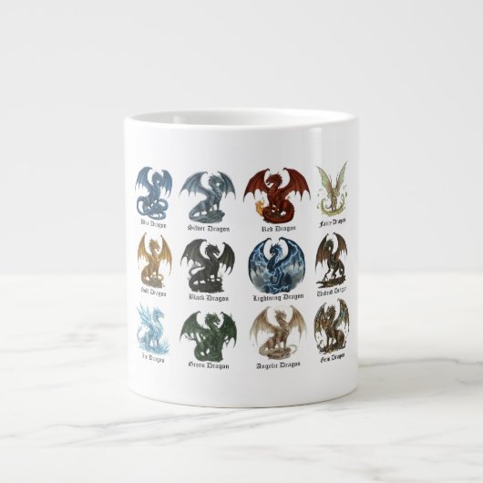 Grande Tasse 12 Dragons (Devant)