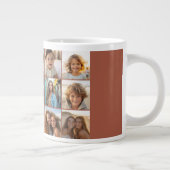 Grande Tasse 15 Photo Collage Grid - terra cotta (Droite)