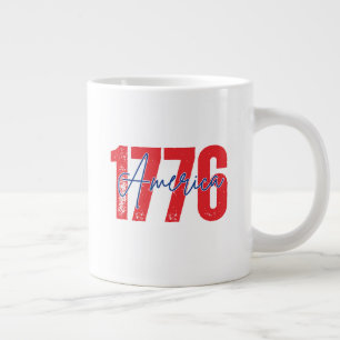 Grande Tasse '1776 America' 250e anniversaire 4 juillet