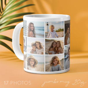 Grande Tasse 17 Grille de collage de photos - Moderne minimal b