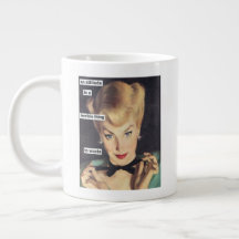 1950 Funny Retro Femme de ménage avec Sass