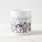 Grande Tasse 19 lapins lapins de lapin de caricatures jumbo (Devant)