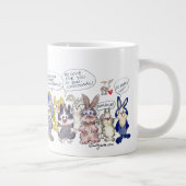 Grande Tasse 19 lapins lapins de lapin de caricatures jumbo (Droite)