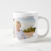 Grande Tasse 1 Photo et Texte Complets - Brushstroke Horizontal (Droite)
