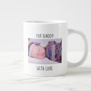 Grande Tasse 1re Fête des pères pour papa avec photo et anné