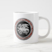 Grande Tasse [200] Dragon islandais, Landvæ ttir [Argent] (Droite)
